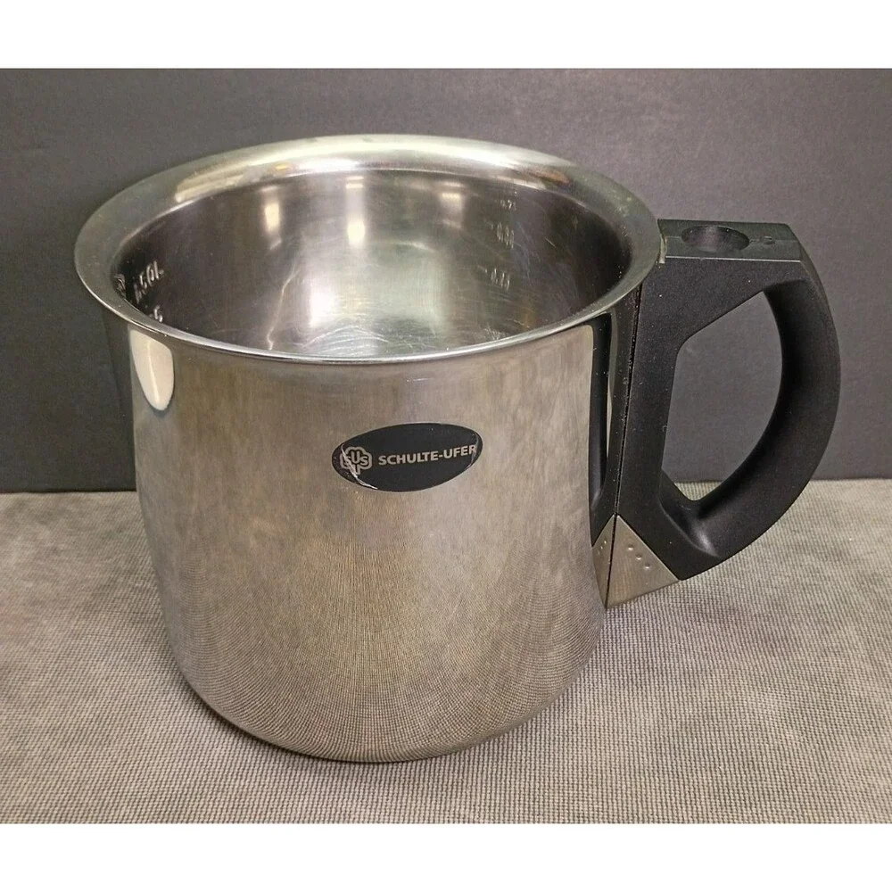Schulte-Ufer 1.5L Double Boiler Milk Pot Bain Marie Stainless Steel